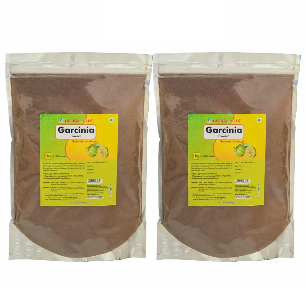 Herbal Hills Garcinia Powder Pack of 2,  1 kg