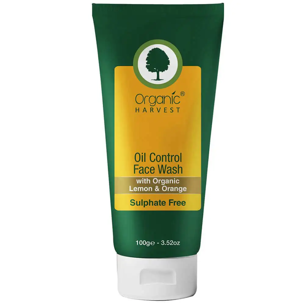 Organic Harvest Oil Control Face Wash (Sulphate Free),  100 g  All Skin Types