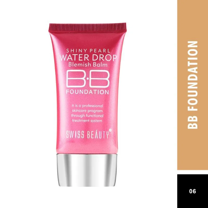 Swiss Beauty Shiny Pearl Water Drop Blemish Balm BB Foundation - 06