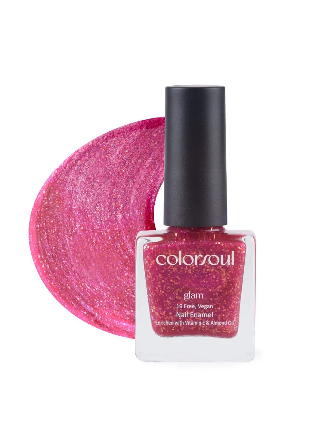 ColorSoul Glam Nail Enamel - Pink Crown