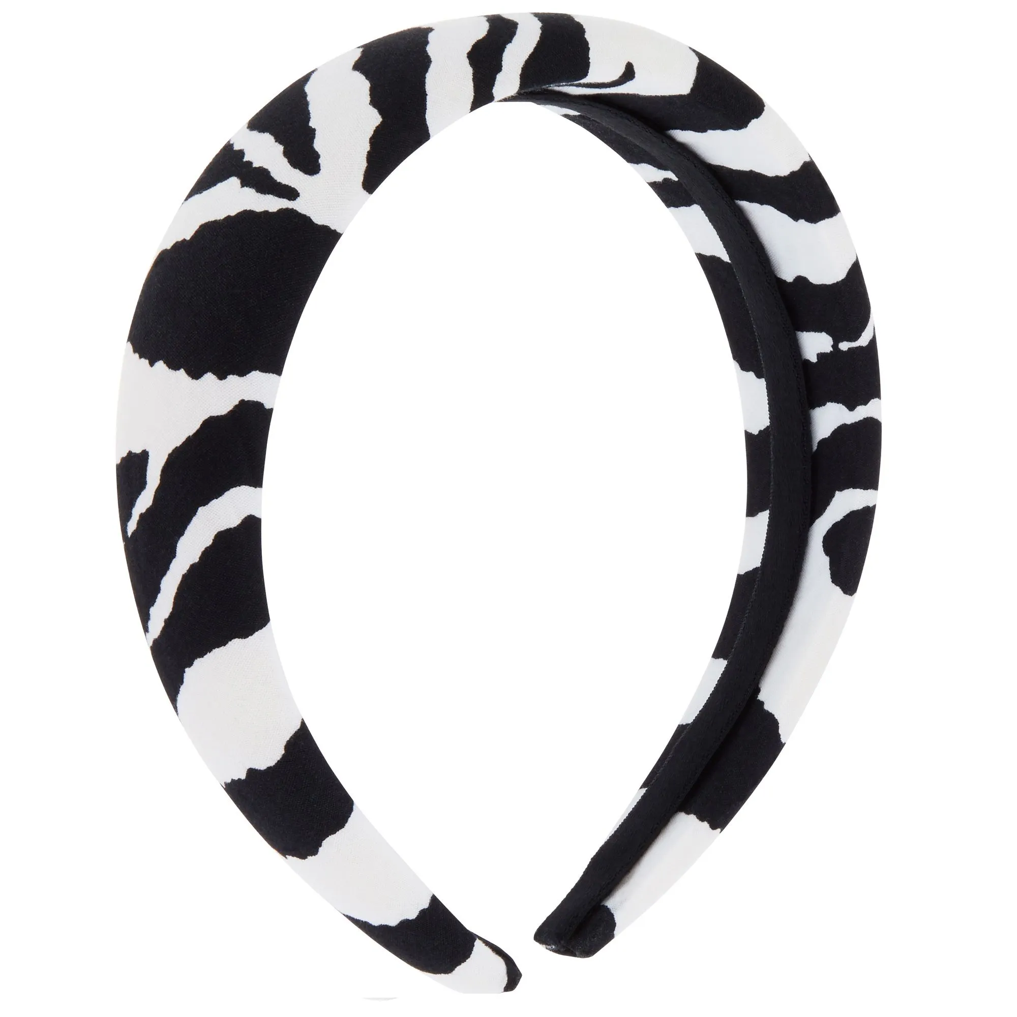 Accessorize London Zebra Print Padded Headband