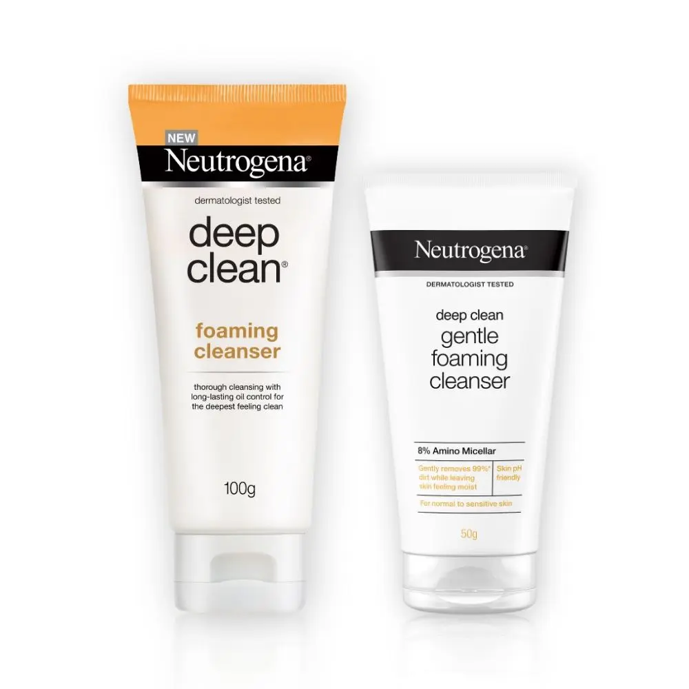 Neutrogena Deep Clean Foaming Cleanser combo | 100g + 50g