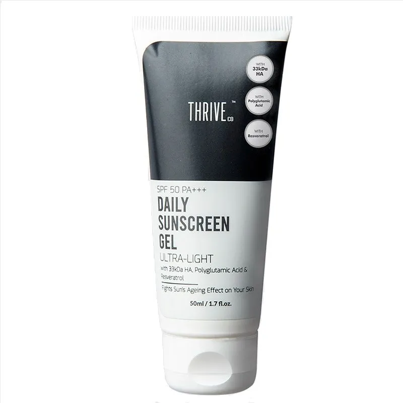 ThriveCo Ultra-Light Mineral-Based SPF 50 Pa+++ Daily Sunscreen Gel