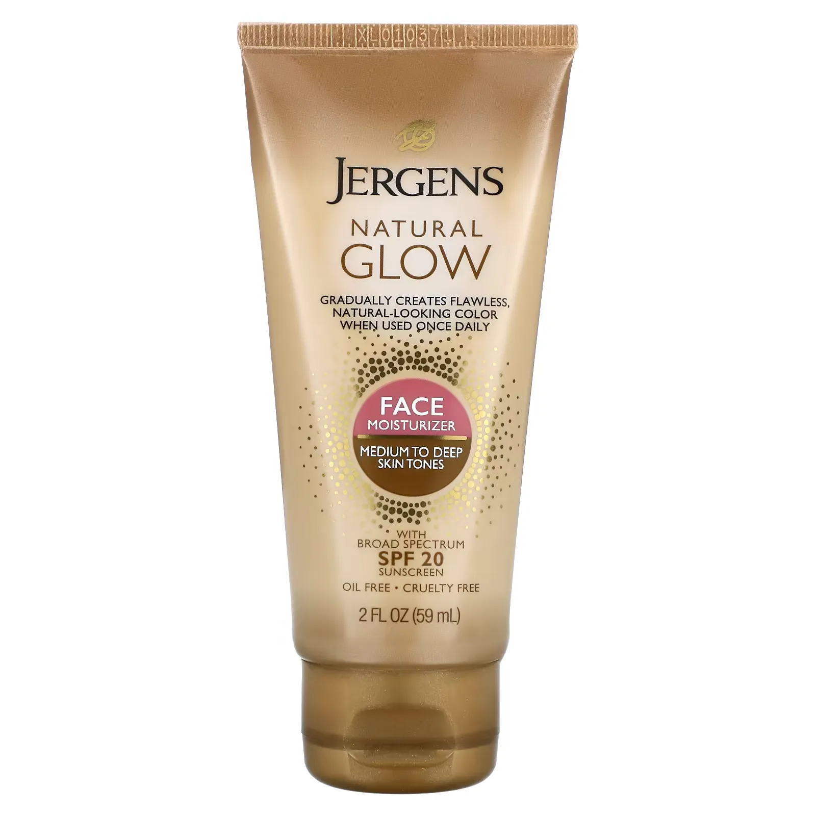 Natural Glow, Face Moisturizer, SPF 20, Medium to Deep Skin Tones, 2 fl oz (59 ml)