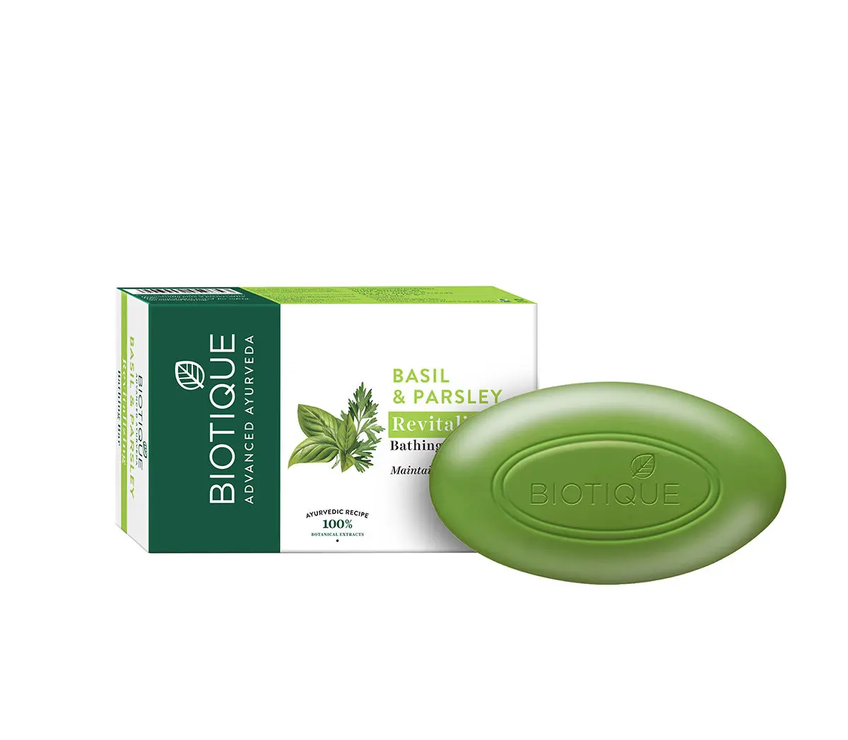 Biotique Basil & Parsley Revitalizing Bathing Bar (75 g)