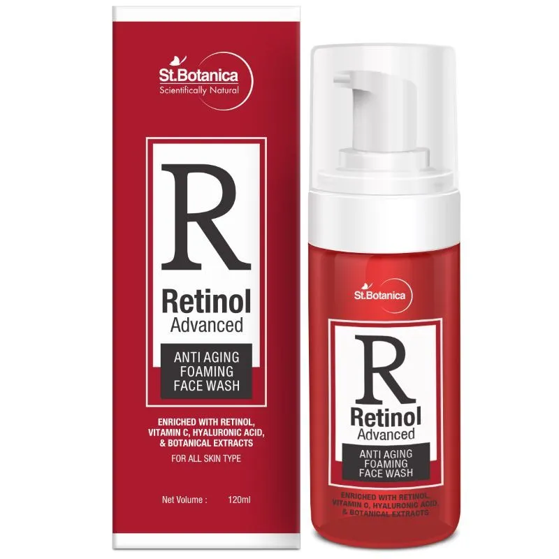 St.Botanica Retinol Anti Aging Foaming Face Wash