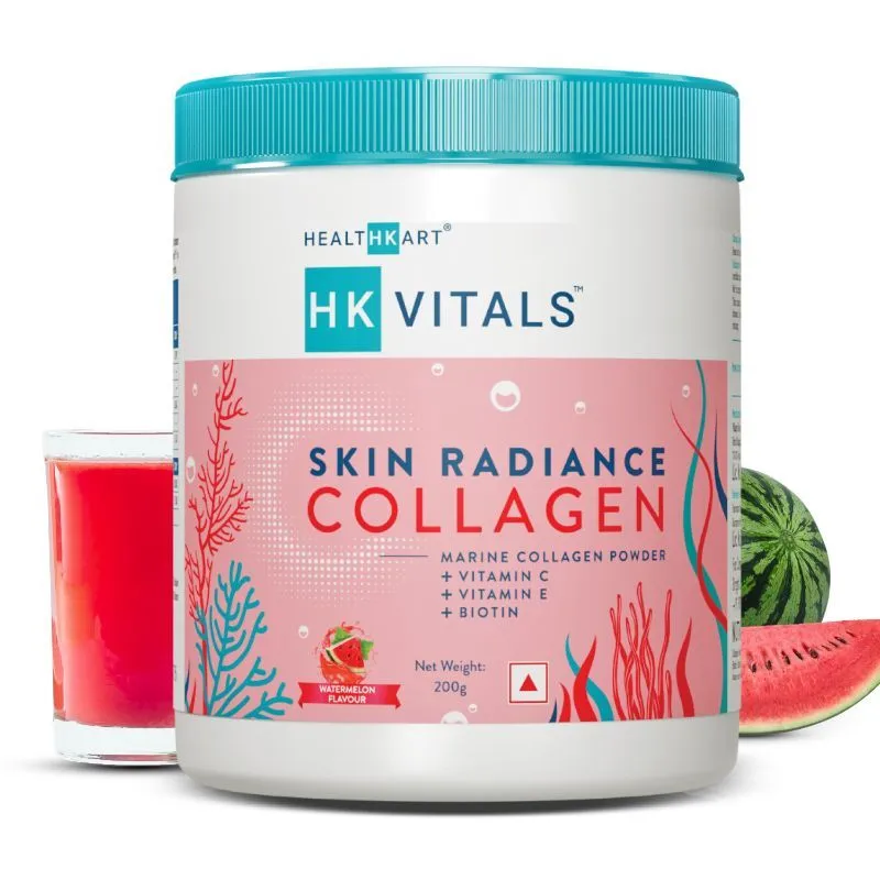 HealthKart Hk Vitals Skin Radiance Collagen Supplement With Biotin - Watermelon