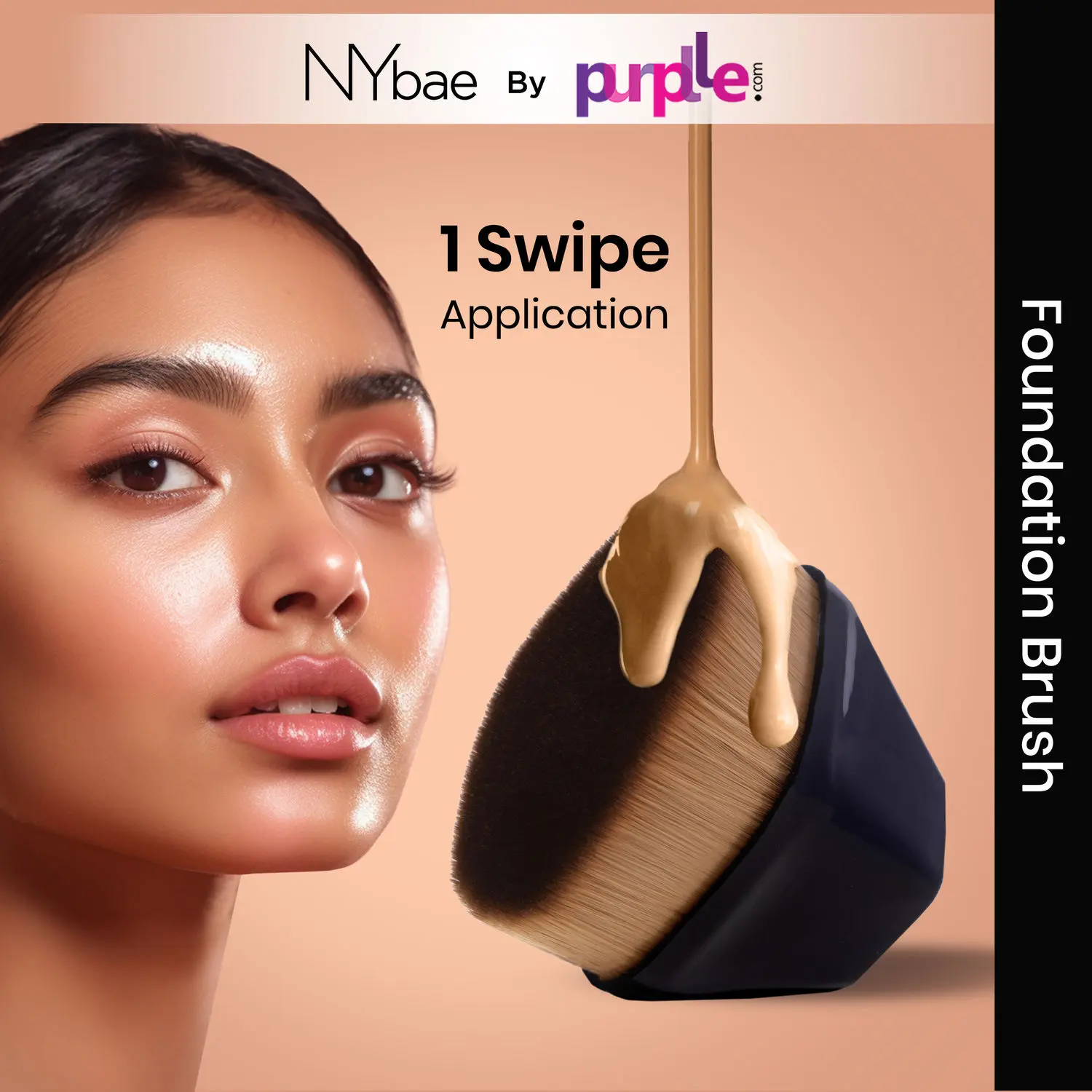 Diamond Cut Foundation Brush