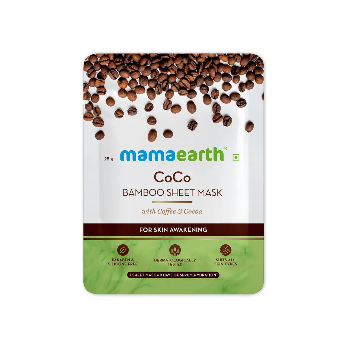 Mamaearth CoCo Bamboo Sheet Mask (25 g)