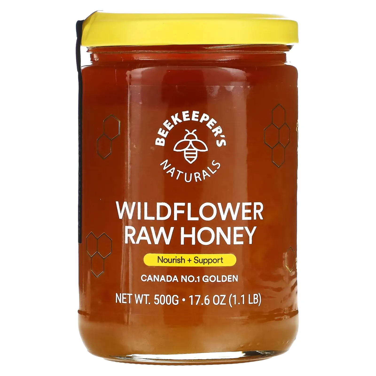 Wildflower Raw Honey, 1.1 lb (500 g)