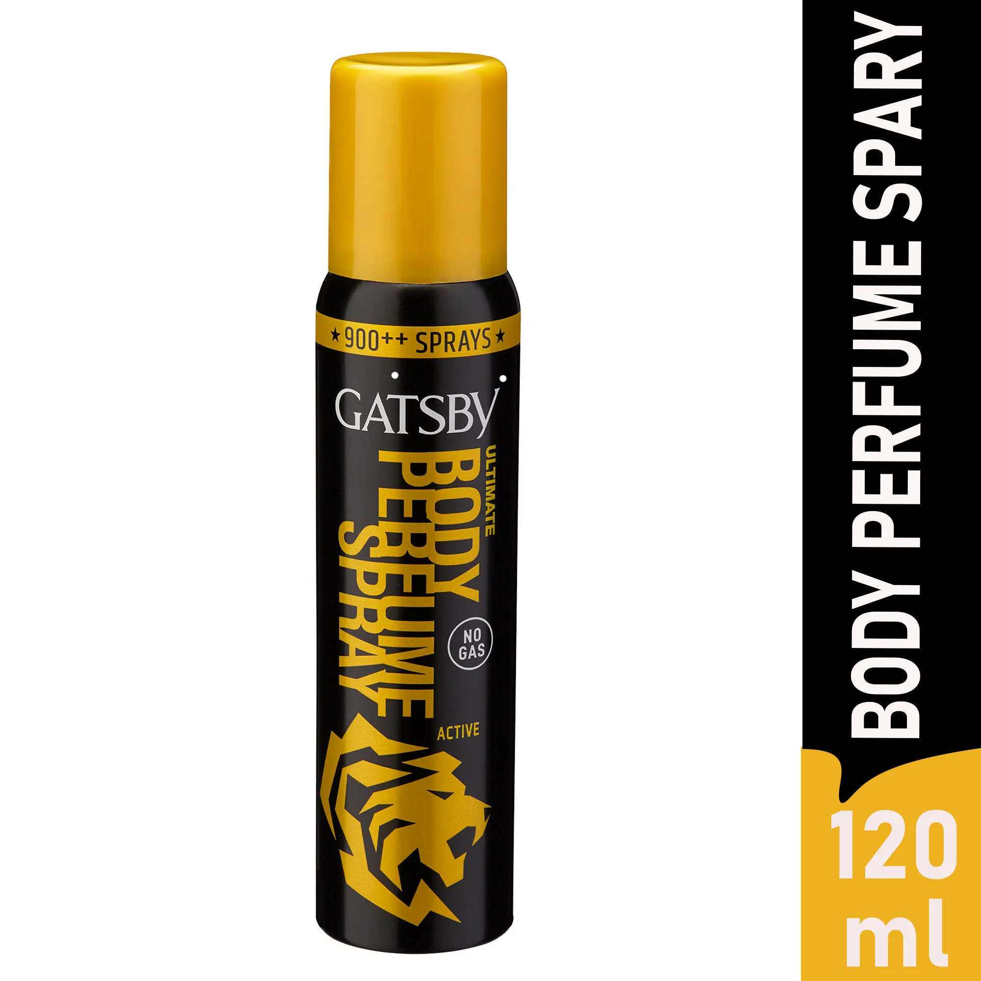 Gatsby Ultimate Body Perfume Spray, Active