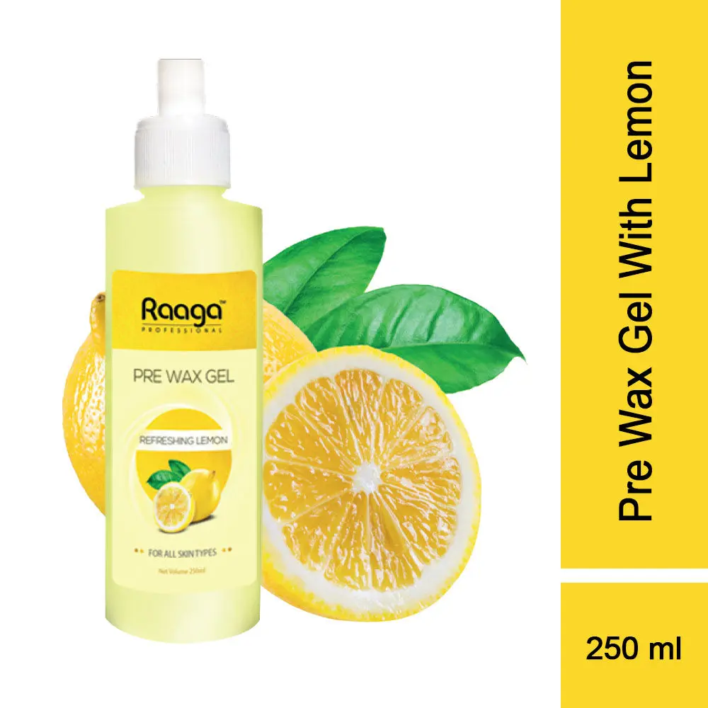 Raaga Professional Pre Wax Gel With Lemon, for efficient Wax Treatment, 250 ml