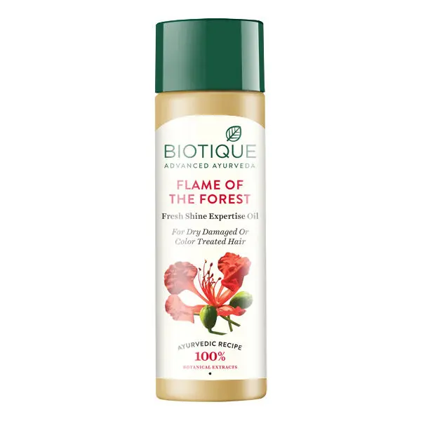 Biotique Flame Of The Forest Fresh Shine Expertise Oil (120 ml)