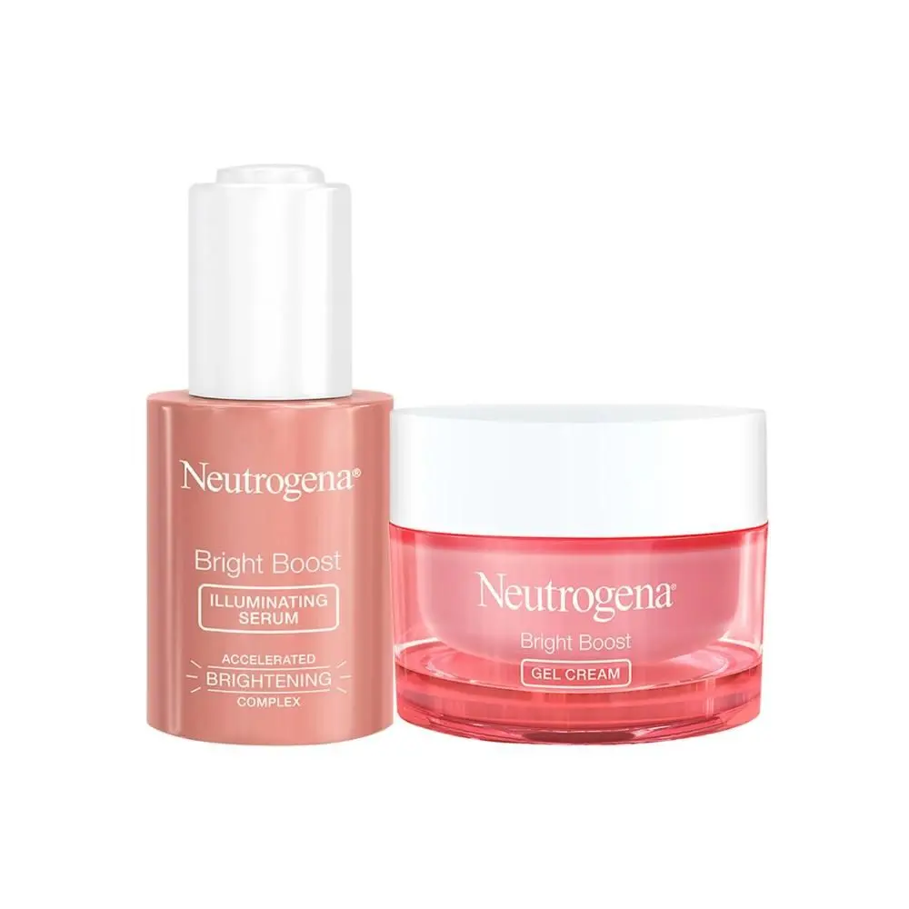 Neutrogena Bright Boost Illuminating Serum 30ml & Neutrogena Bright Boost Gel Cream 50g