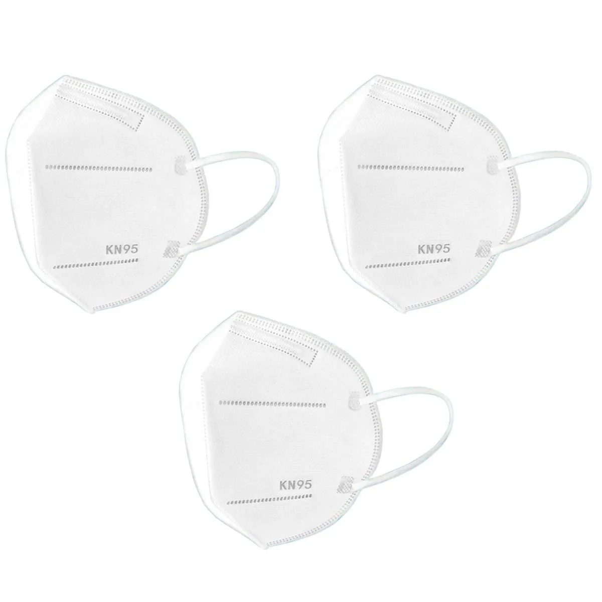 Fabula Pack Of 3 Kn95/N95 Anti-Pollution Reusable 5-Layer Mask (White )