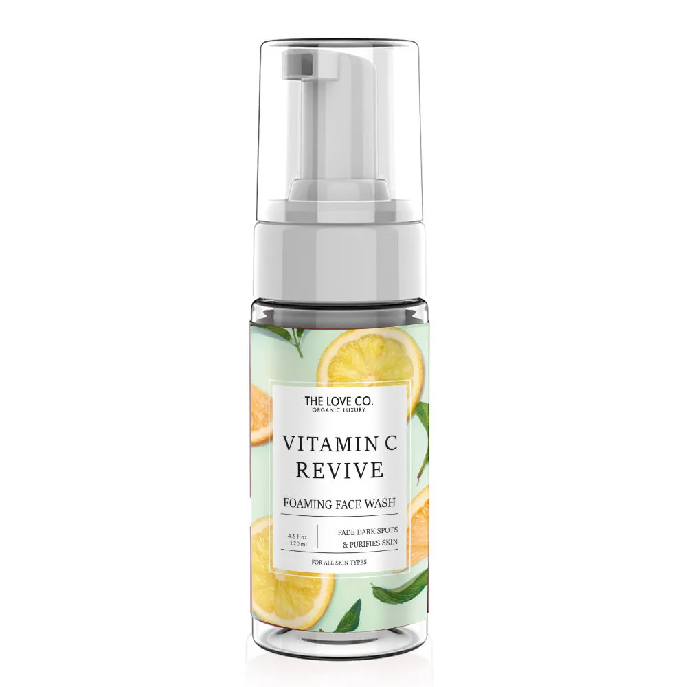 The Love Co. Organic Luxury Vitamin C Revive Foaming Face Wash