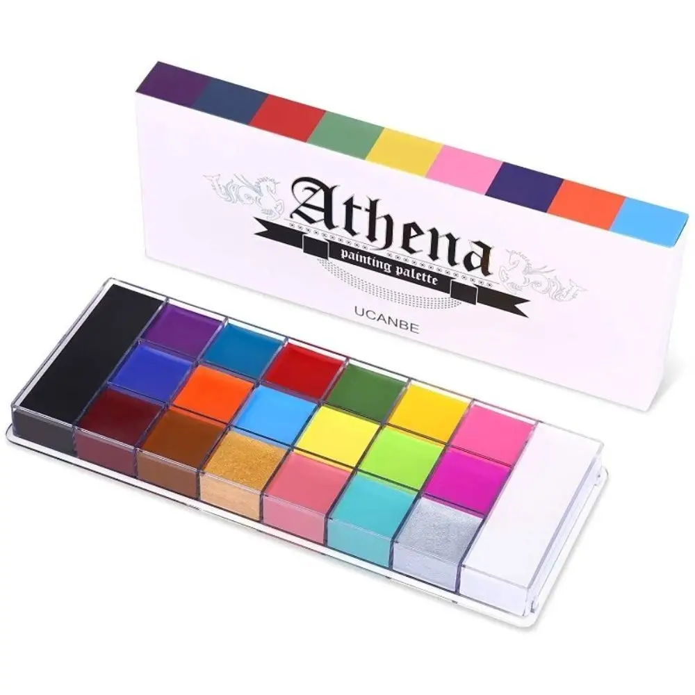 UCANBE Athena Painting Palette Professional Face & Body Paint Oil-Halloween Face Body Art Party Fancy Makeup 168g