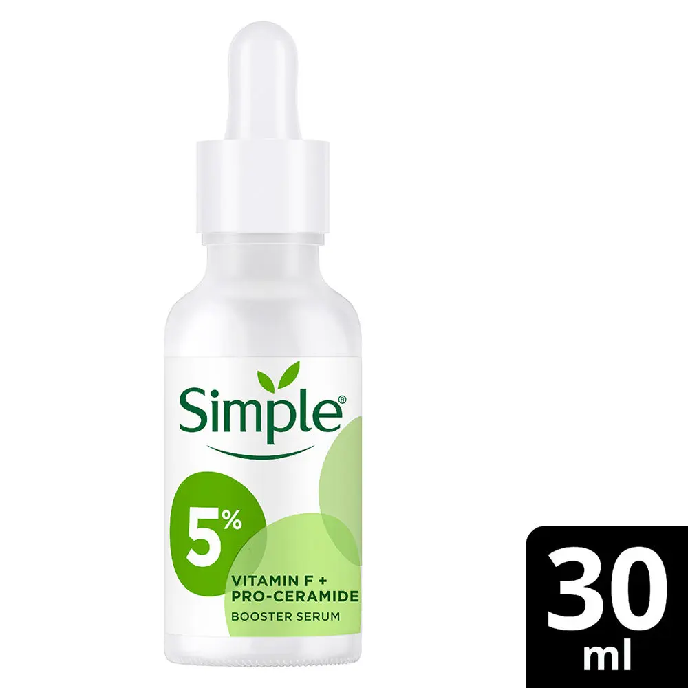 Simple Booster Serum - 5 % Hemp Seed Oil + B3 For Strong Skin Barrier, 30 ml