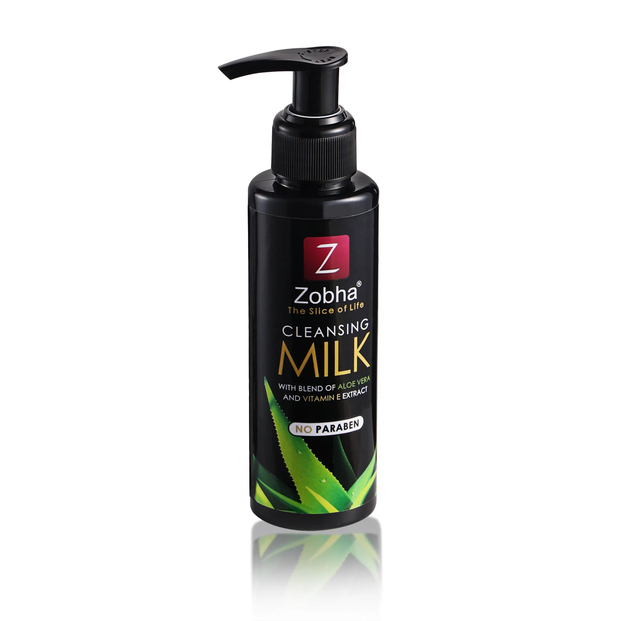 Zobha Natural Skin Care Cleansing Milk with Aloe Vera Extracts