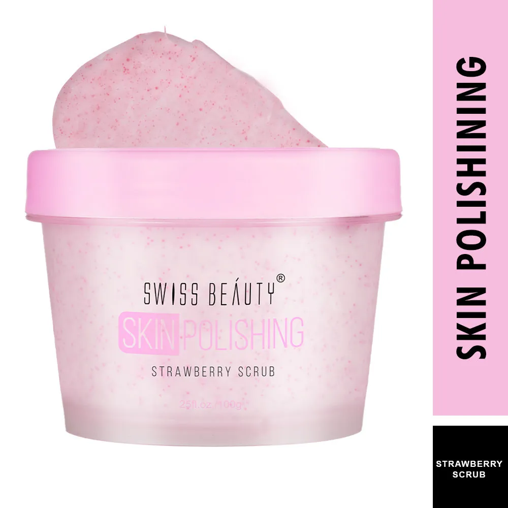 Swiss Beauty Skin Polishing Strawberry Scrub