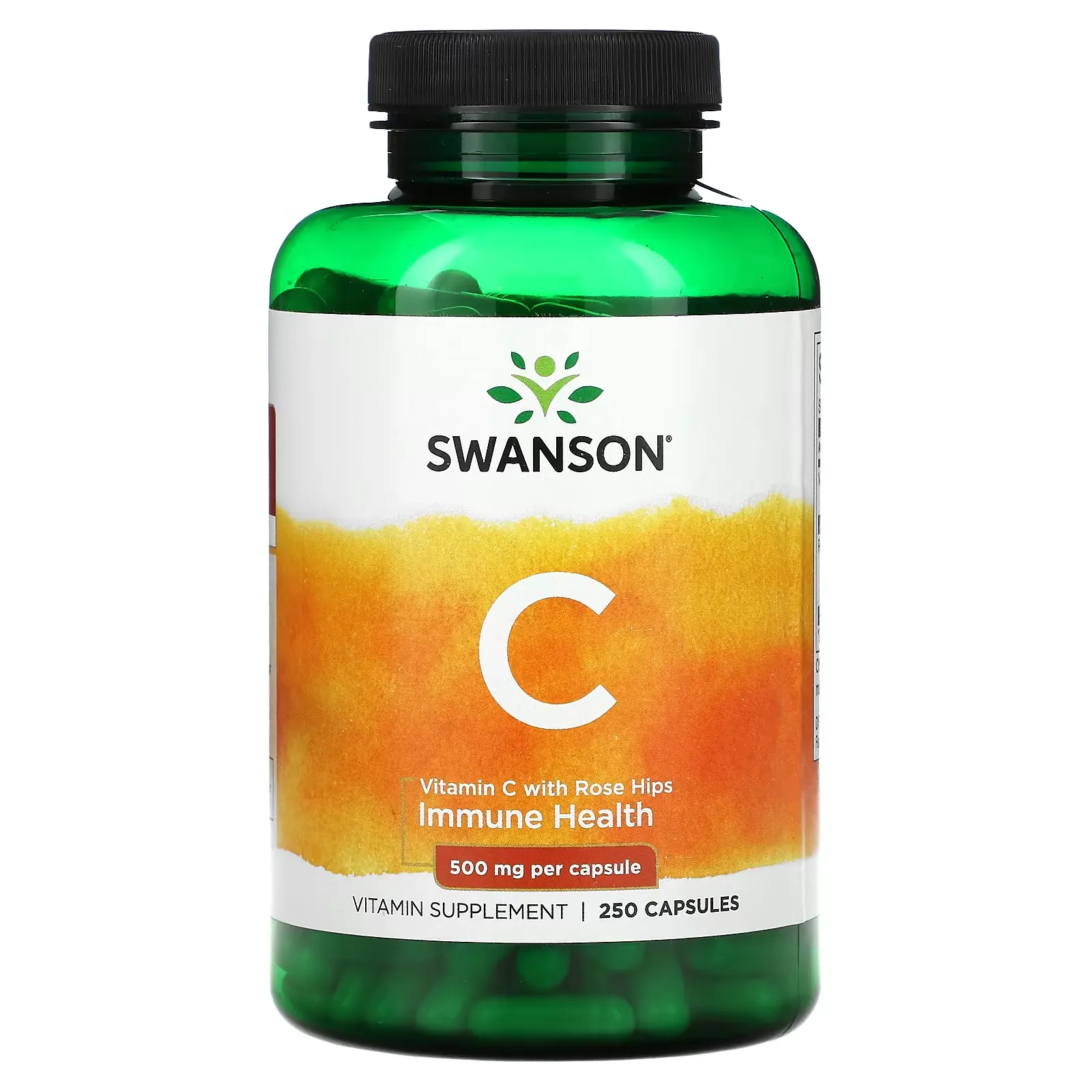 Vitamin C With Rose Hips, 500 mg, 250 Capsules