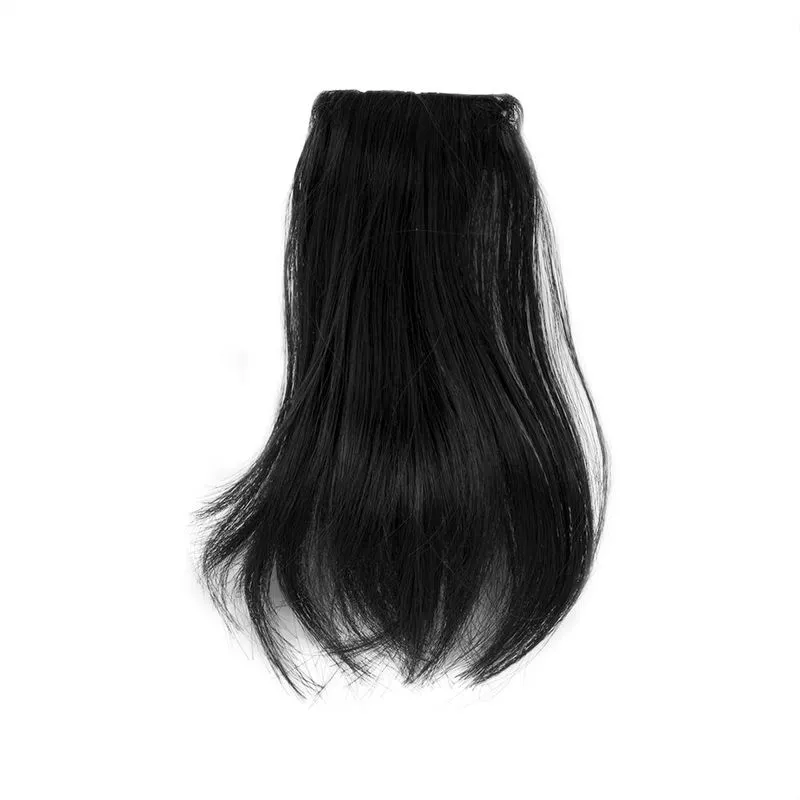 Streak Street Natural Black Clip-In Bangs