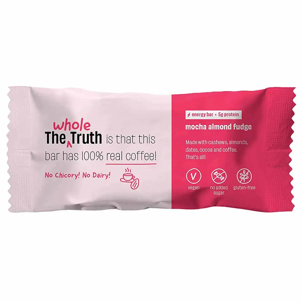 The Whole Truth Vegan Energy Bars,  6 bar(s)  Mocha Almond Fudge