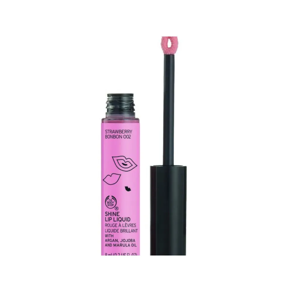 The Body Shop Shine Lip Liquid - Strawberry Bonbon