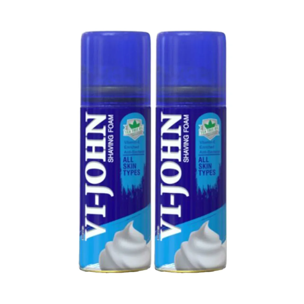 VI-JOHN Shave Foam All Skin Type - Pack of 2