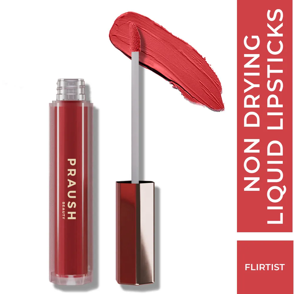 Praush (Formerly Plume) Luxe Matte Liquid Lipstick - Flirtist