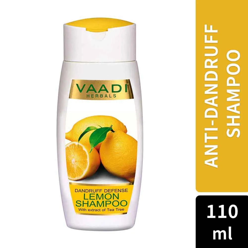 Vaadi Herbals Dandruff Defense Lemon Shampoo With Extract Of Tea Tree