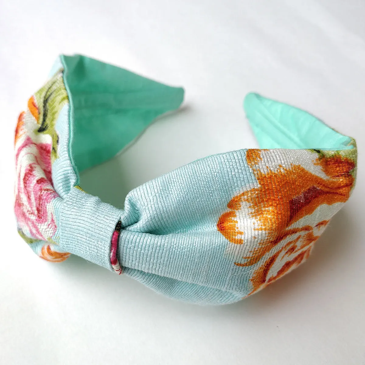 Diya Aswani Aqua Floral Hairband