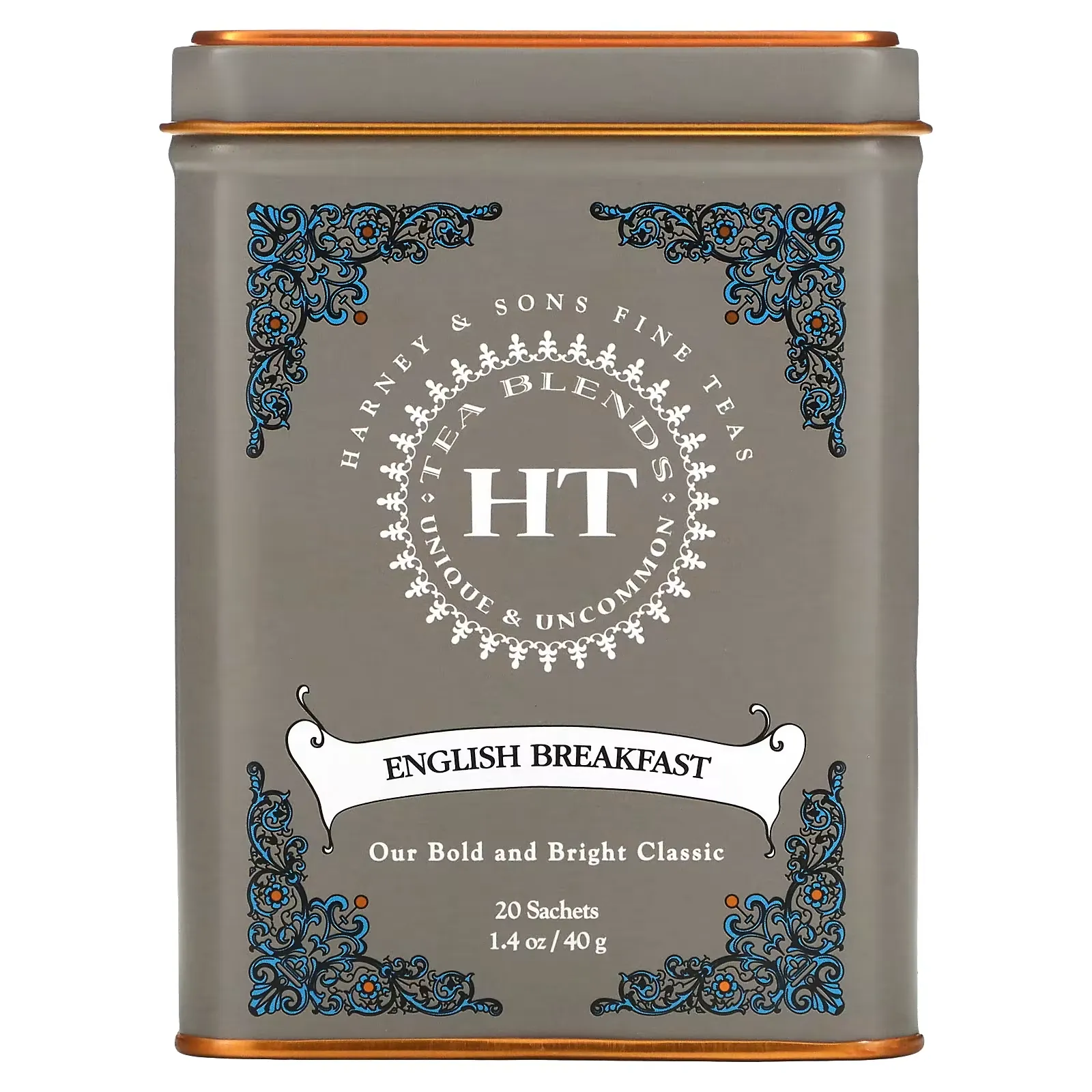 HT Tea Blend, English Breakfast, 20 Tea Sachets, 1.4 oz (40 g)