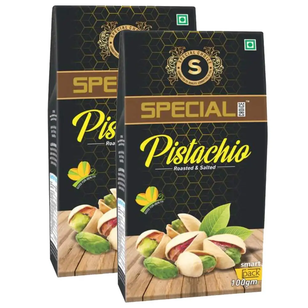 Special Choice Pistachio,  Roasted & Salted (Pack of 2)  100 g