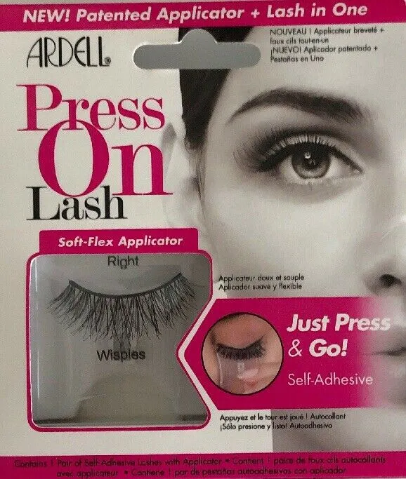 Ardell Press On Self Adhesive Wispies Lash Black - 52327