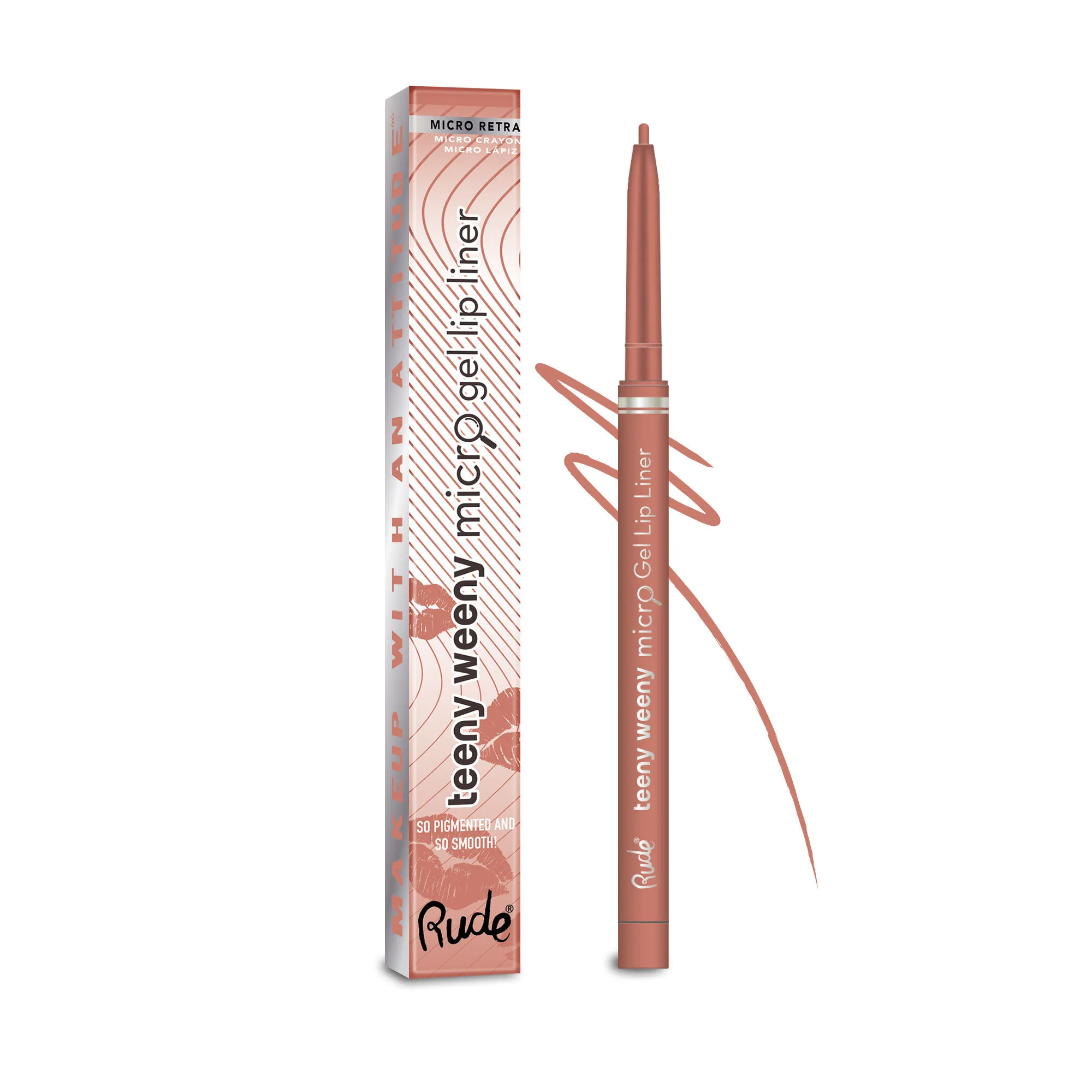 Rude Cosmetics Teeny Weeny Micro Gel Lip Liner - She's Basic