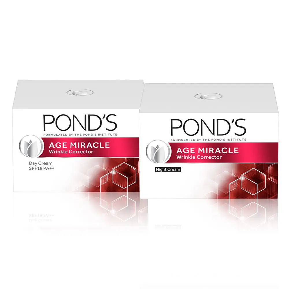 Ponds Age Miracle Wrinkle Corrector Day Cream + Night Cream Combo