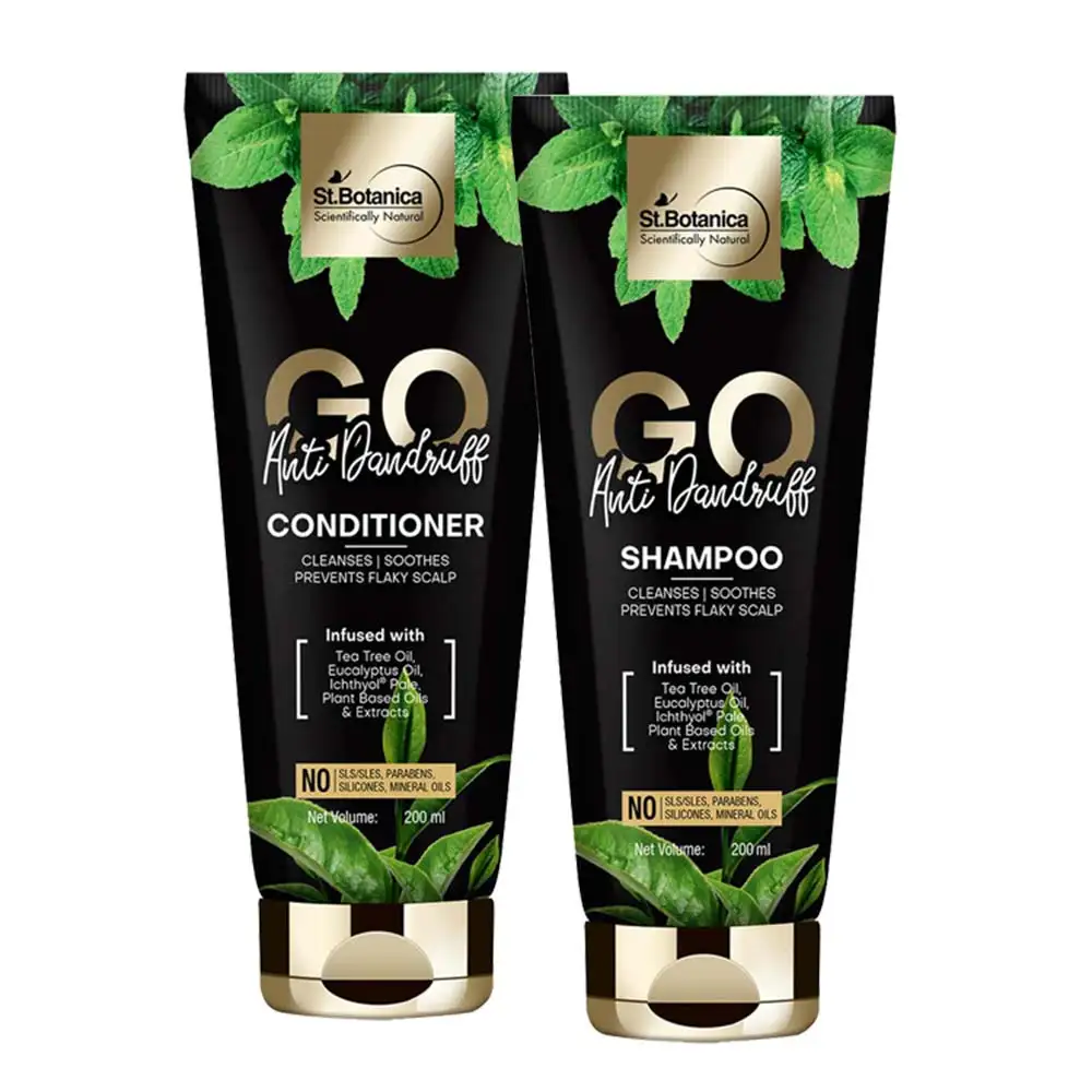 St.Botanica Go Anti Dandruff Shampoo + Conditioner,  2 Piece(s)/Pack  200 ml Each