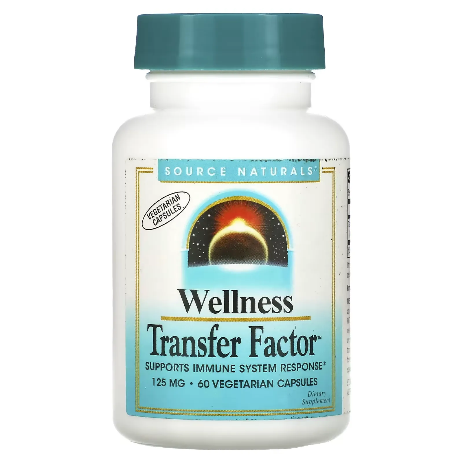 Wellness Transfer Factor, 125 mg, 60 Vegetarian Capsules