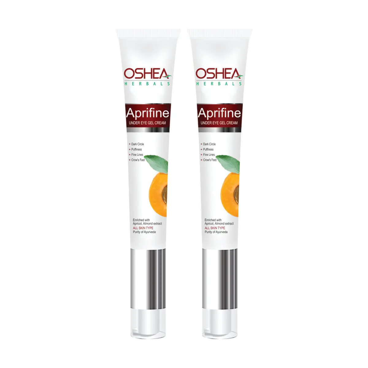 OSHEA HERBALS Aprifine Apricot Cream for Under Eye Dark Circle (Pack of 2 )