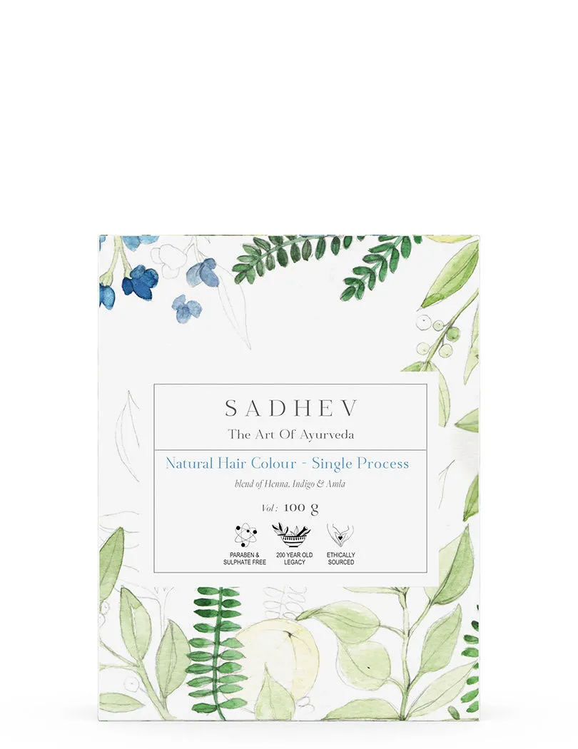 SADHEV Ayurvedic Hair Colour - Single Process