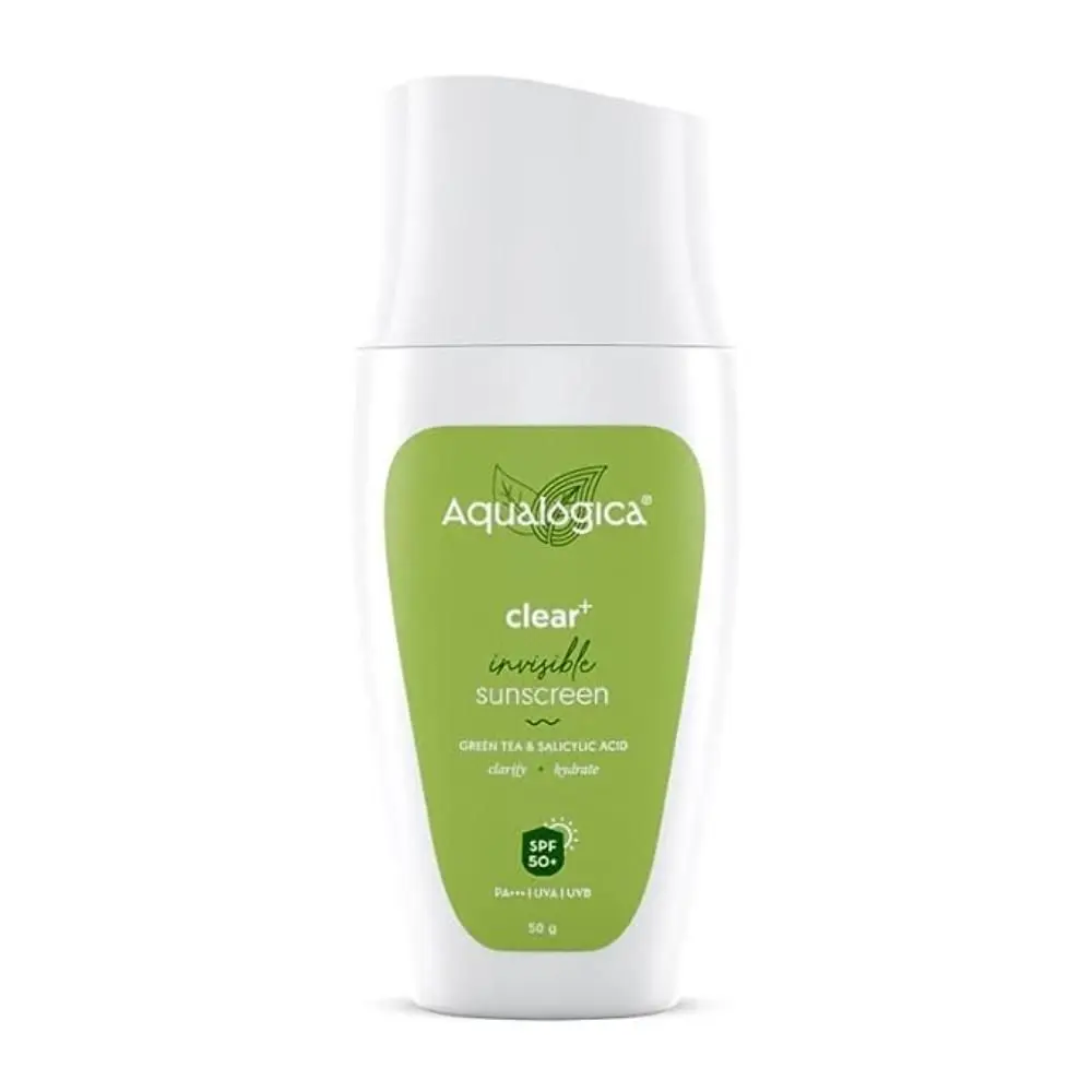 Aqualogica Clear+ Invisible Sunscreen with Green Tea & Salicylic Acid 50g