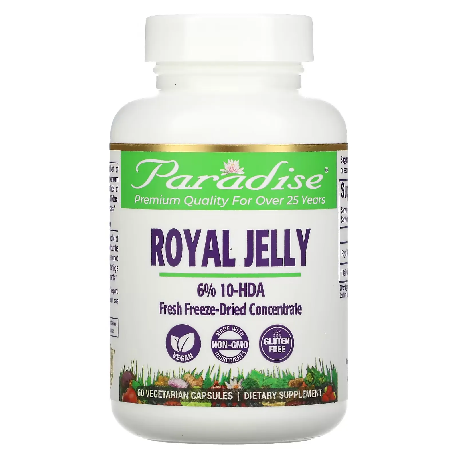 Royal Jelly, 60 Vegetarian Capsules