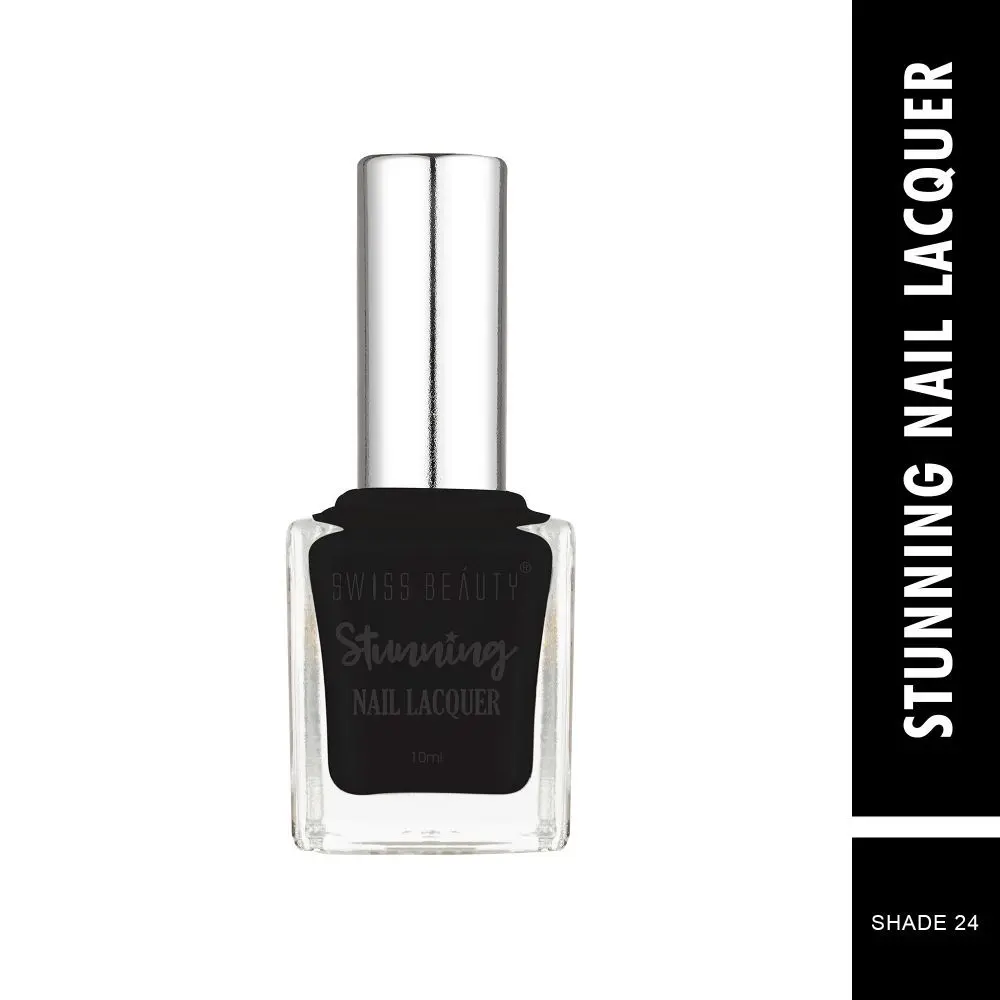 Swiss Beauty Stunning Nail Lacquer 24 Midnight (10 ml)