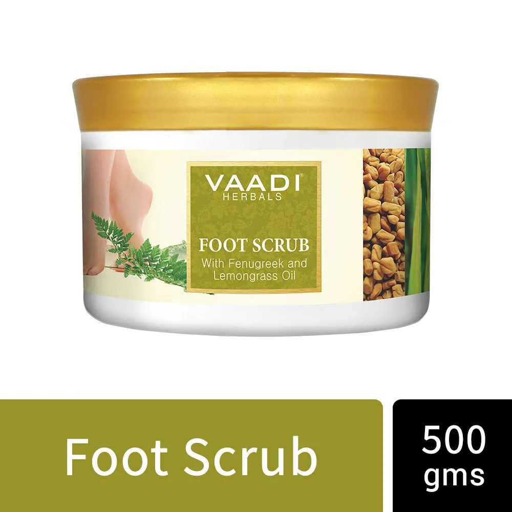 Vaadi Herbals Foot Scrub With Fenugreek & Lemongrass Oil