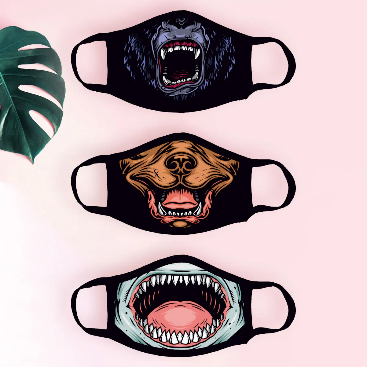 Crazy Corner Printed Three Layered Reusable Masks ( Pack Of 3 )