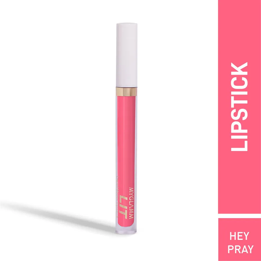 MyGlamm Lit Liquid Matte Lipstick - Hey & Pray