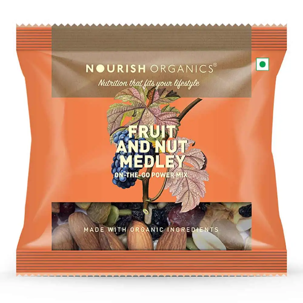 Nourish Organics Fruit and Nut Medley,  Unflavoured  1 Piece(s)/Pack