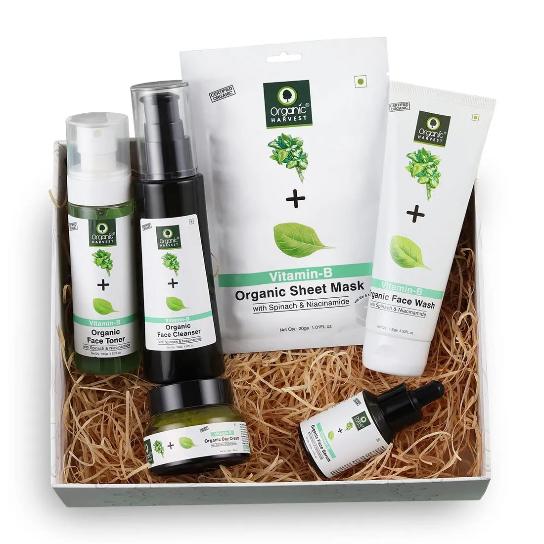 Organic Harvest Vitamin B Skin Care Beauty Gift Set