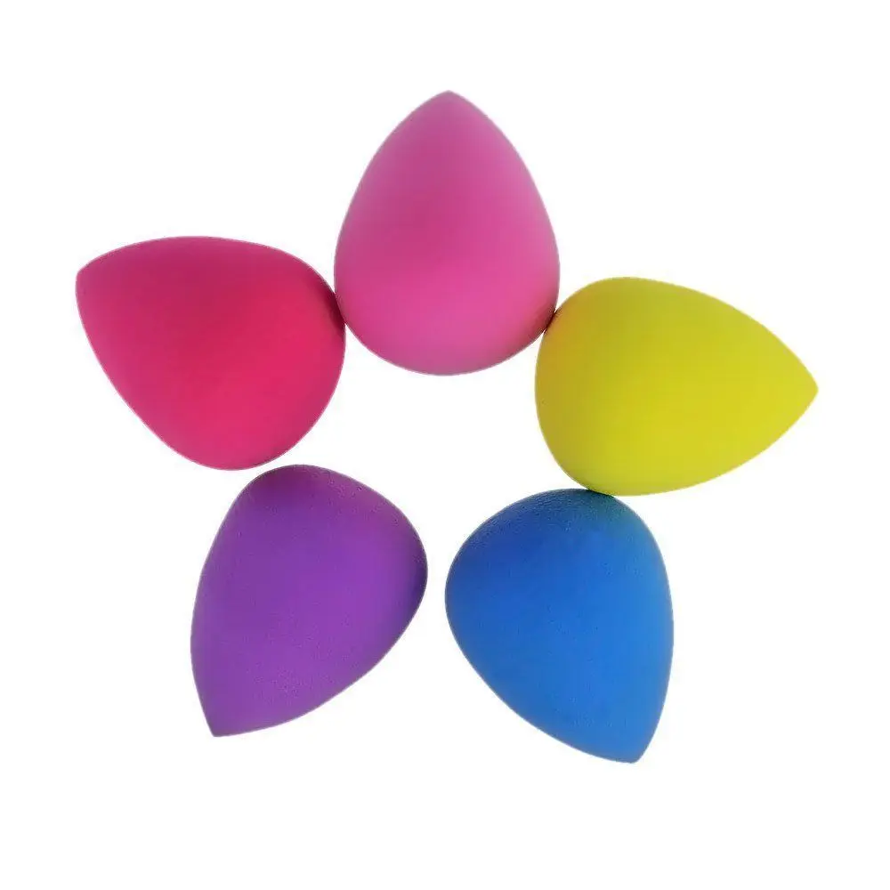 Me-On Pack of 5 Mini Beauty Sponge Blender Makeup Sponge Set Applicator for Small Areas